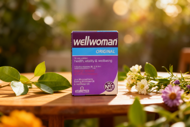 قرص ول وومن اورجینال برای بانوان روی میز چوبی